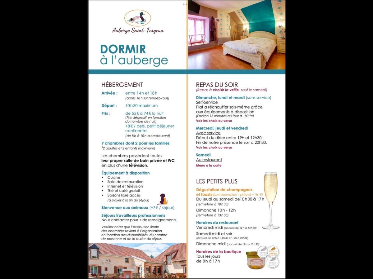 Auberge Saint Fergeux Gionges Bagian luar foto